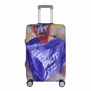 The Man With The Dog Luggage Cover