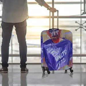 The Man With The Dog Luggage Cover