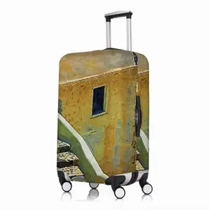 Santorini Oia Stairs Luggage Cover