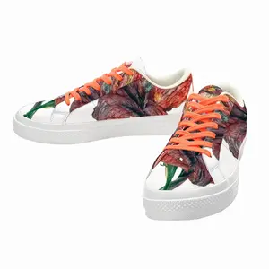 Men Little Red Elf Low Top Canvas Shoes