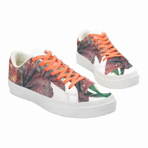 Men Little Red Elf Low Top Canvas Shoes