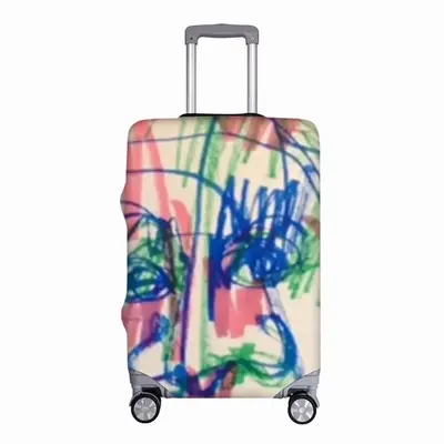 Faces Luggage Cover