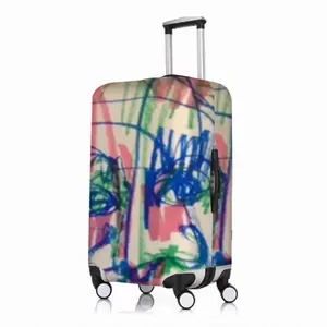 Faces Luggage Cover