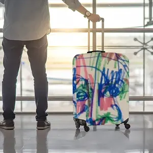 Faces Luggage Cover