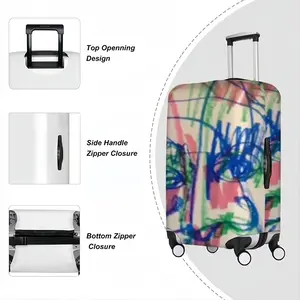 Faces Luggage Cover