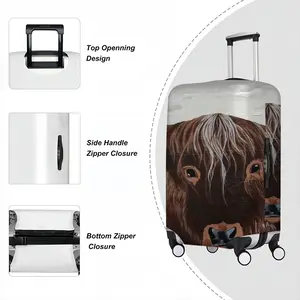 Bull - Red Bull Taurus Animals Buffalo Wild Luggage Cover