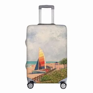 Sailboat On Miami Beach Luggage Cover