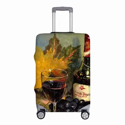 Bright Still Life With Wine Luggage Cover