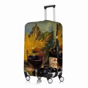 Bright Still Life With Wine Luggage Cover