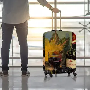 Bright Still Life With Wine Luggage Cover