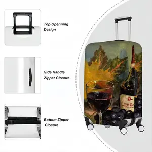 Bright Still Life With Wine Luggage Cover