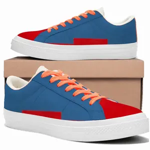 Men Flag 9 Low Top Canvas Shoes