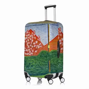 Verdant Curtain Luggage Cover