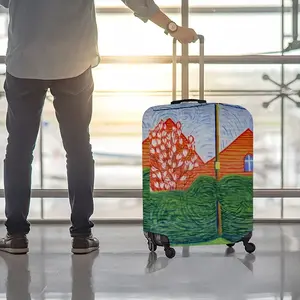 Verdant Curtain Luggage Cover