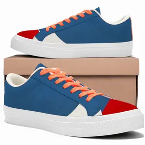 Men Flag 14 Low Top Canvas Shoes