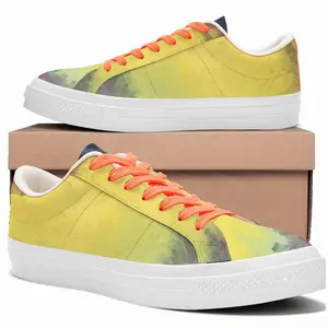 Men Light Tunnel Low Top Canvas Shoes