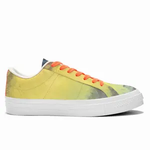 Men Light Tunnel Low Top Canvas Shoes