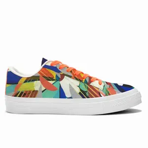 Men Enjoy Your Day Low Top Canvas Shoes