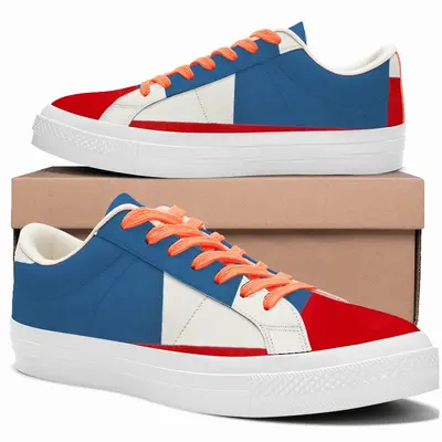 Men Flag 4 Low Top Canvas Shoes