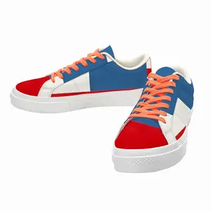 Men Flag 4 Low Top Canvas Shoes