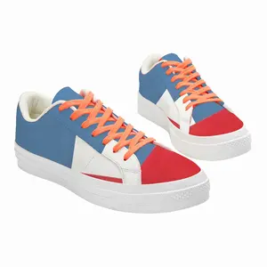 Men Flag 4 Low Top Canvas Shoes