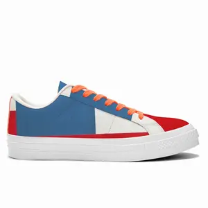 Men Flag 4 Low Top Canvas Shoes