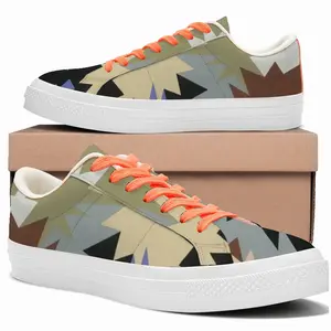 Men Girls With A Cocktail Low Top Canvas Shoes