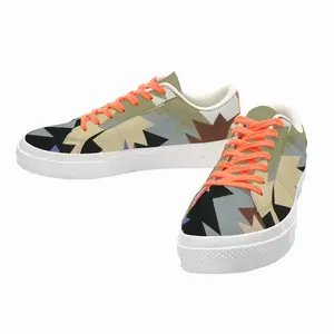 Men Girls With A Cocktail Low Top Canvas Shoes