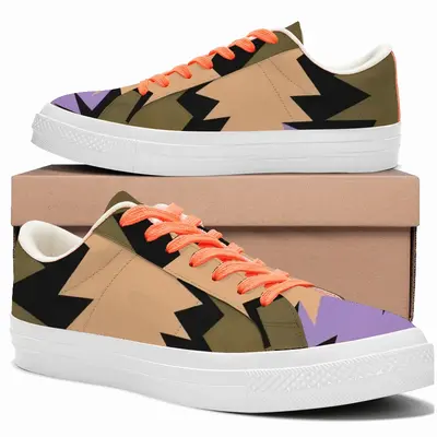 Men Violet Dress Low Top Canvas Shoes