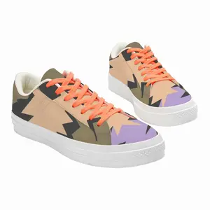 Men Violet Dress Low Top Canvas Shoes