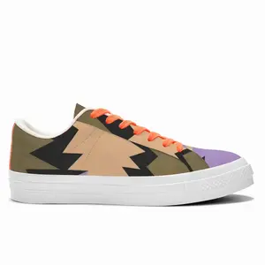 Men Violet Dress Low Top Canvas Shoes