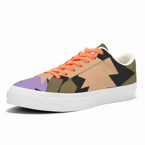 Men Violet Dress Low Top Canvas Shoes