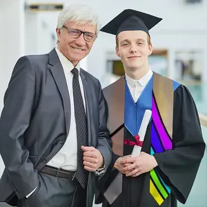 Rainbow 1 Graduation Shawl (Triangles)