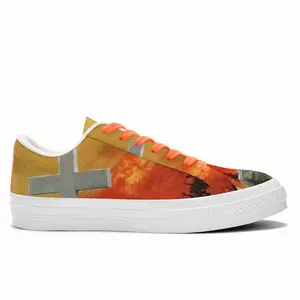 Men Eternal Flames Low Top Canvas Shoes