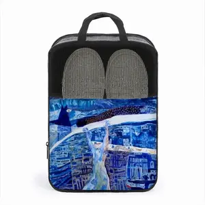 True Blue Travel Shoe Bag