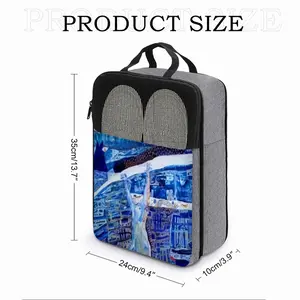 True Blue Travel Shoe Bag