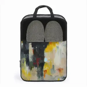 Yellow Reflect Travel Shoe Bag