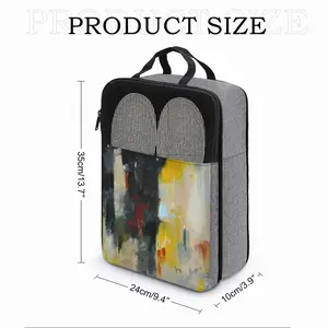 Yellow Reflect Travel Shoe Bag