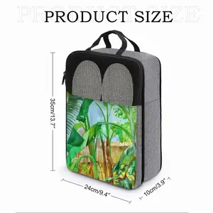 Backyard Banana Trees Travel Shoe Bag