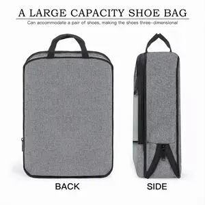 Charcoal White No 1 Series 4 Travel Shoe Bag