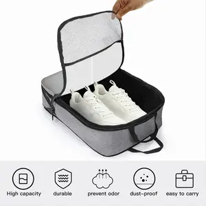 Charcoal White No 1 Series 4 Travel Shoe Bag