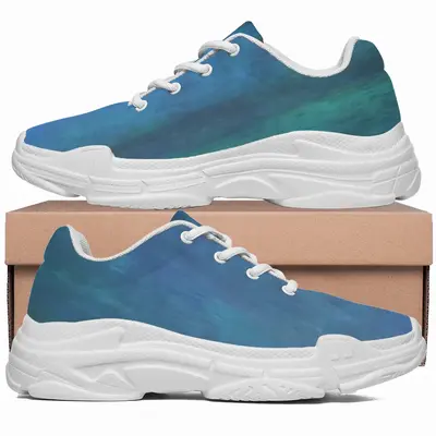 Men Emerald And Blue I Chunky Sneakers