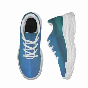 Men Emerald And Blue I Chunky Sneakers