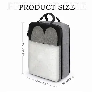 Bloomers White Travel Shoe Bag