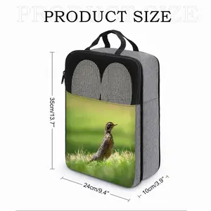 Bird In High Park Grass Travel Shoe Bag