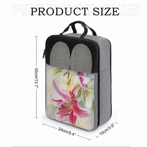 Poetry Of Flowers Travel Shoe Bag