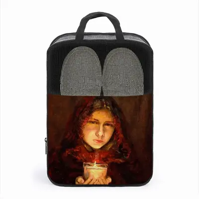 While The Candle Is Burning Travel Shoe Bag