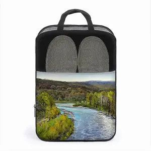 Landscape Impressionism White River Travel Shoe Bag