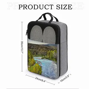 Landscape Impressionism White River Travel Shoe Bag