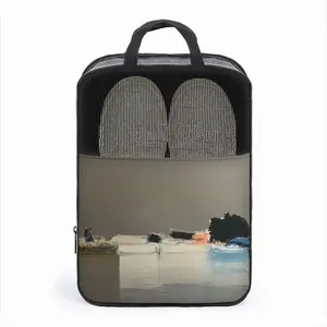 Boats On The Pond Travel Shoe Bag